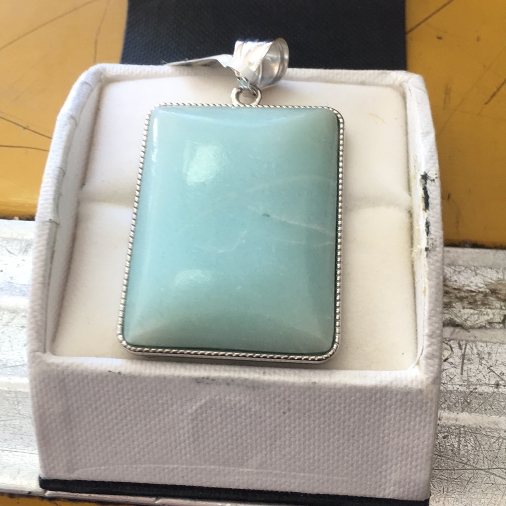 🦋Beautiful Russian Amazonite Pendant